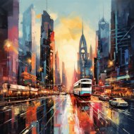 Urban Hues - Rooftop Reverie